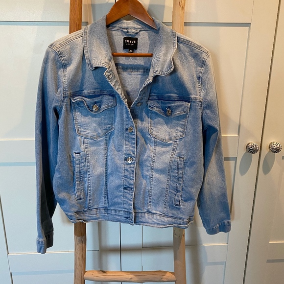 curve appeal denim jacket